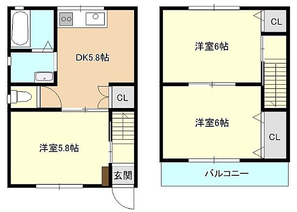 同じ建物の物件間取り写真 - ID:234024723469