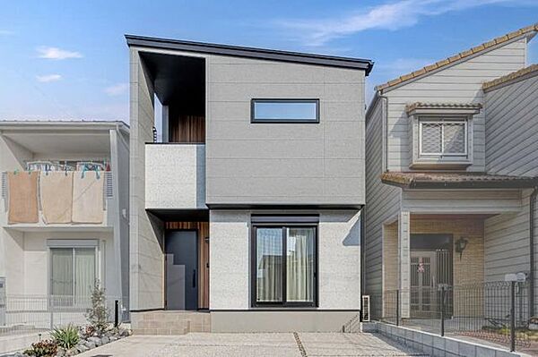【施工例】カナルホーム施工の家素材感の使い分けによる「大人モダン」の家