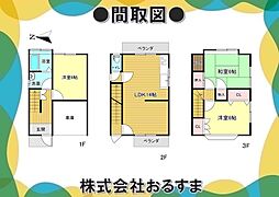 伏見区羽束師志水町・中古一戸建て 3LDKの間取り