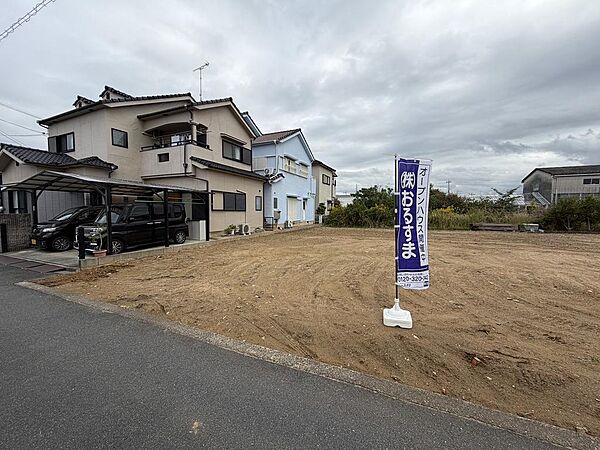 全5区画の新築用地！閑静な住宅街の中にあります！現地（2025年10月）撮影