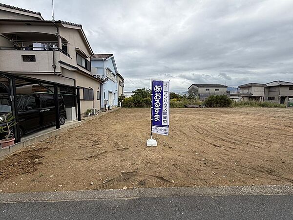 全5区画の新築用地！閑静な住宅街の中にあります！現地（2025年10月）撮影