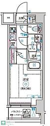 セジョリ高井戸II 3階1Kの間取り