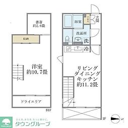 ＡＬＥＲＯ新中野II 1階1SLDKの間取り
