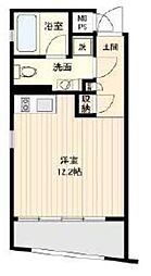 プライムアーバン経堂 4階ワンルームの間取り