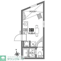 間取図画像 ワンルーム