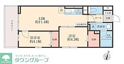 Liberte井草 2LDKの間取図画像