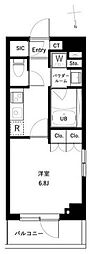 URBANPARKタカイド 1Kの間取図画像