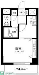 エルサンタフェ渋谷 1Kの間取図画像