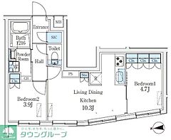 物件の間取り