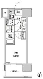 ラクラス幡ヶ谷 1Kの間取図画像