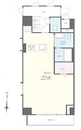 シュトラーレ神山町 ワンルームの間取図画像