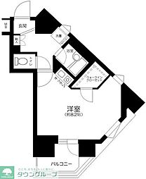 Jパーク青葉台2 ワンルームの間取図画像