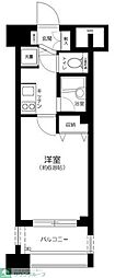 コンシェリア・デュー代々木公園 1Kの間取図画像