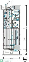 ブライズ方南町 1Kの間取図画像