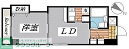 ラ・レジダンス・ド・白金台 1LDKの間取図画像