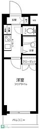 フェニックス三軒茶屋 1Kの間取図画像