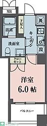 メゾンビスタ渋谷宇田川 1Kの間取図画像