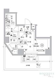 セジョリ東陽町 3階ワンルームの間取り