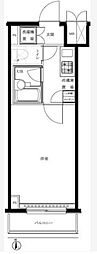 ルーブル高田馬場弐番館 7階1Kの間取り