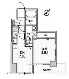 間取図画像 1DK
