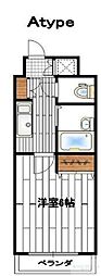 パークマンション 1Kの間取図画像