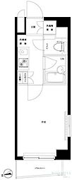 ルーブル北新宿 1Kの間取図画像