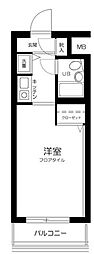 メイツ井荻 ワンルームの間取図画像