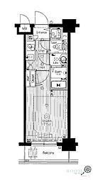 グランド・ガーラ池袋 1Kの間取図画像