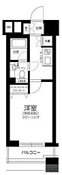 ファーストリアルタワー新宿 1Kの間取図画像