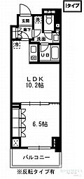 レジディア杉並方南町 1LDKの間取図画像