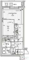 (仮称)PREMIUMCUBE東高円寺DEUX 1LDKの間取図画像