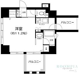 アクシア池袋 ワンルームの間取図画像