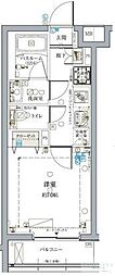 CREVISTA中野落合 1Kの間取図画像