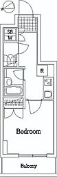 ルーブル野方弐番館 1Kの間取図画像