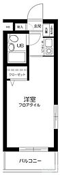 スカイコート新宿落合5 ワンルームの間取図画像