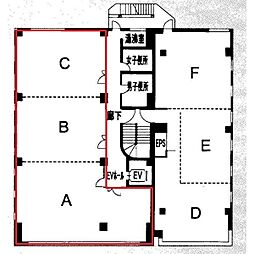 北村第二ビルの間取図画像