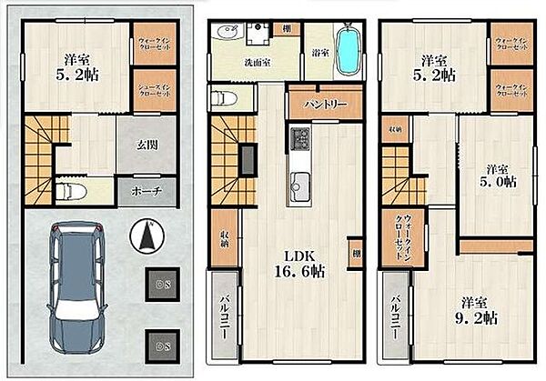 間取り：327001692564