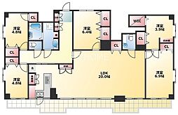 グランデカワノ烏ヶ辻 7階