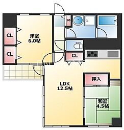 日宝ライフ十二軒町 5階/502