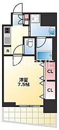 セイワパレス森ノ宮中央 1Kの間取図画像