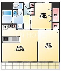 物件の間取り
