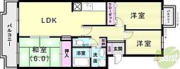 マッティーナコウベ弐番館 3LDKの間取図画像