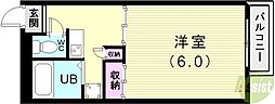 ドリームハイツ 1Kの間取図画像