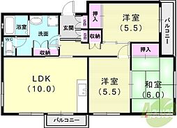 伊川谷住宅2号 3LDKの間取図画像