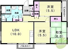 物件の間取り