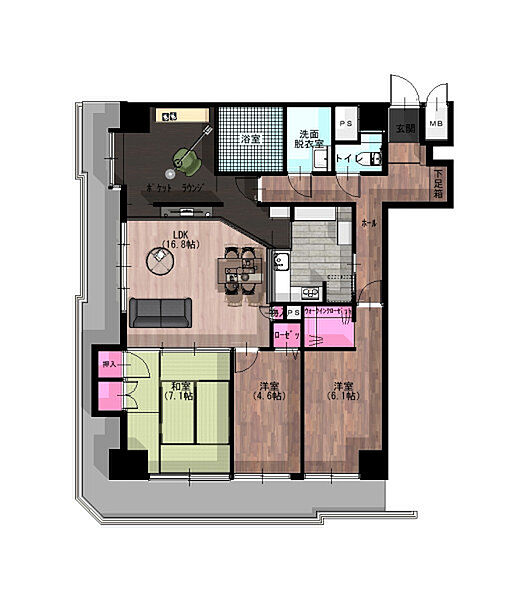 apartment 石川県金沢市有松３丁目3-30