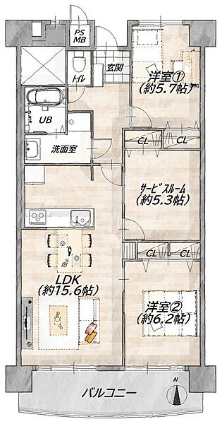 間取り：327001657671