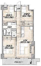 間取図画像 3LDK