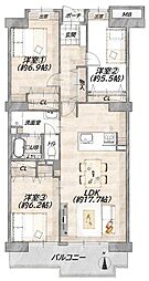 間取図画像 3LDK