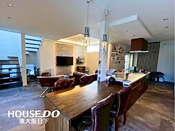 新庄1丁目_中古戸建__鴻池新田駅 3LDKのリビング/ダイニング